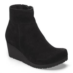 BIRKENSTOCK women's ebba suede ankle boots in black